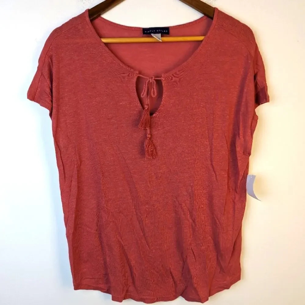 NWT Coral Top - Medium